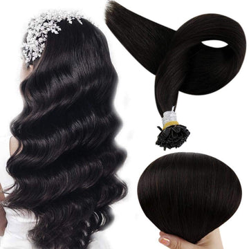 real hair fusion extensions